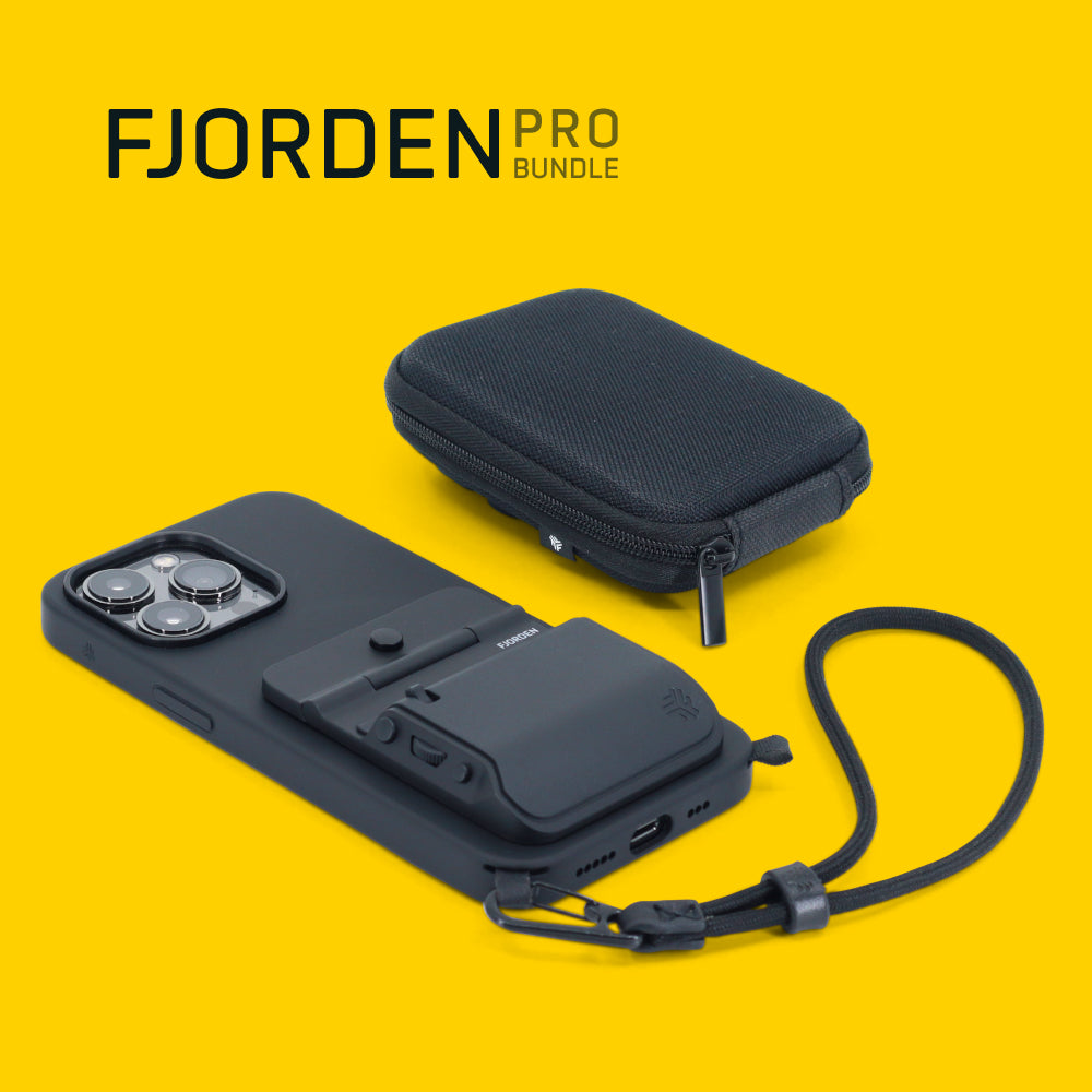 新品同様 Fjorden（フィヨルデン） iPhone用カメラグリップ スマホ 