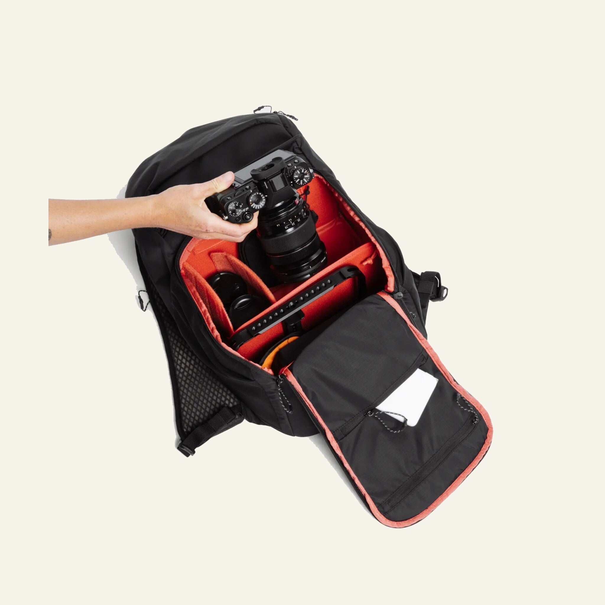 Sequence Camera Backpack 23L - Black - Fjorden