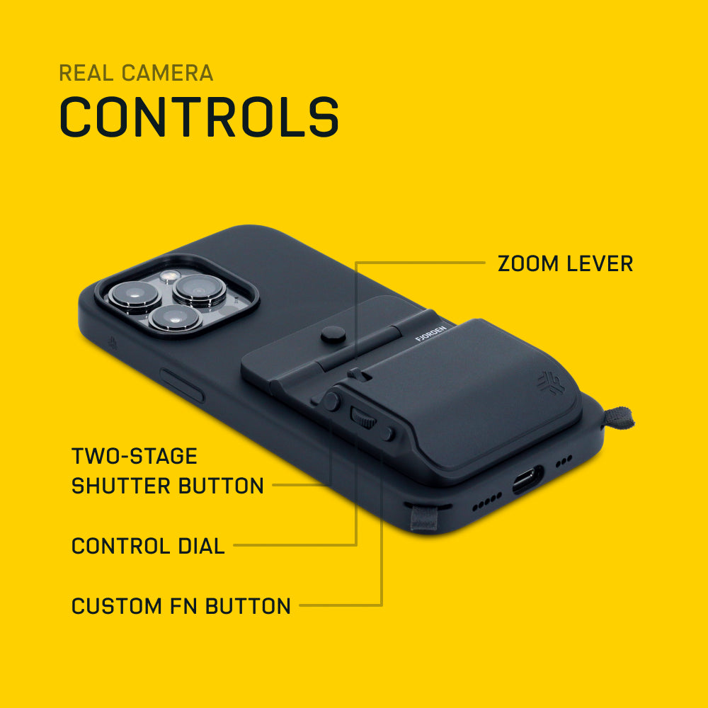 Zoom Remote Camera Shutter For Iphone Grip Bluetooth Shutter